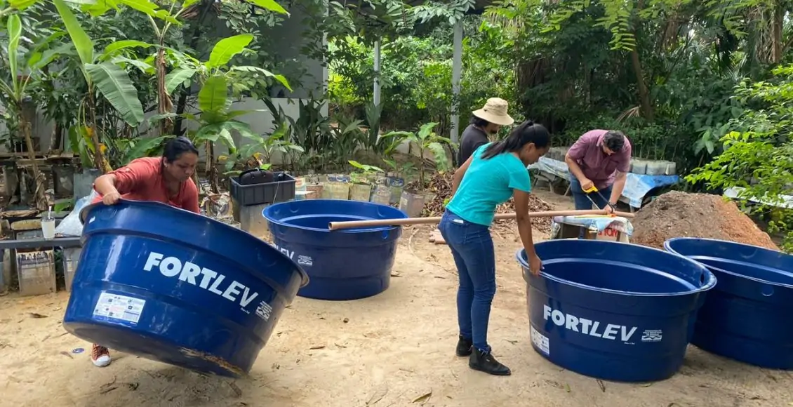 Pesquisa promete multiplicar produção de tambaquis e hortaliças no Amazonas